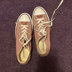 Converse size 9 red and mauve